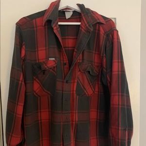 Carhartt Oversized Flannel Button Down Shirt